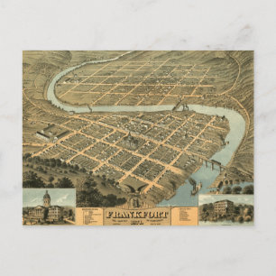 Postale Carte vintage de Frankfort Kentucky
