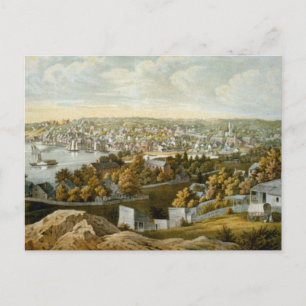 Postale Carte vintage de Georgetown (1855)