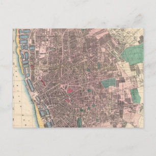 Postale Carte vintage de Liverpool Angleterre (1890)
