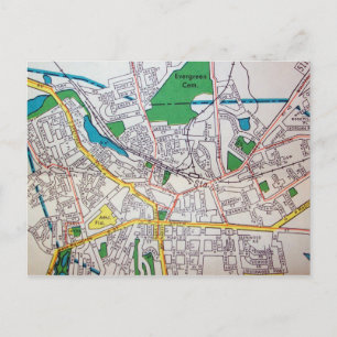 Postale Carte Vintage de Morristown, NJ