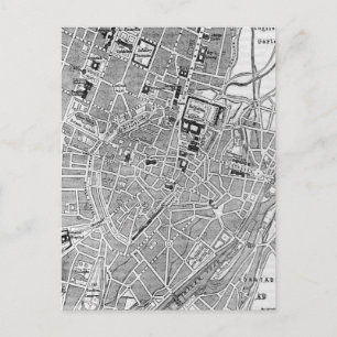 Postale Carte vintage de Munich Allemagne (1884)