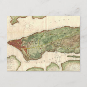 Postale Carte vintage de New York (1878)