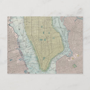 Postale Carte vintage de New York (1901)