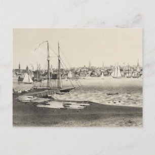 Postale Carte vintage de Newport RI (1860)