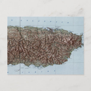 Postale Carte vintage de Porto Rico (1952)