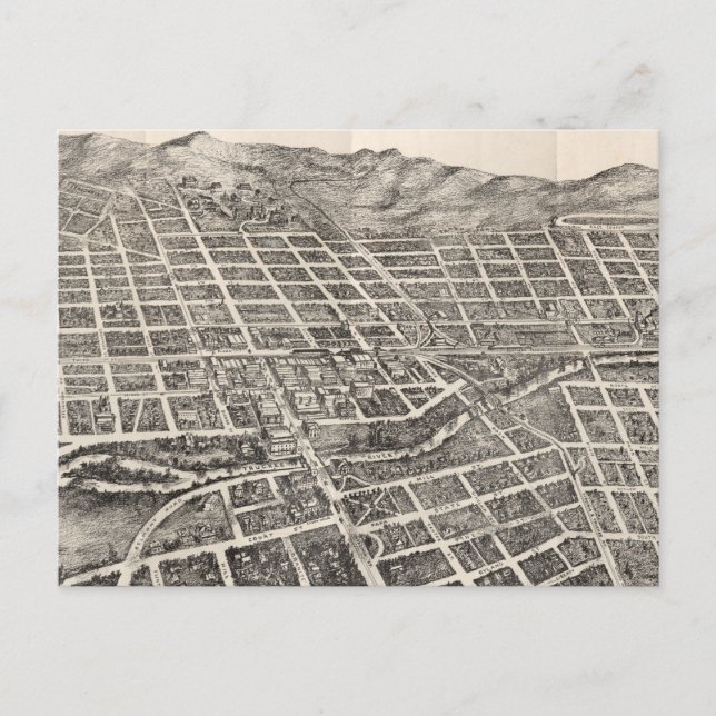 Postale Carte vintage de Reno Nevada (1907) (Devant)
