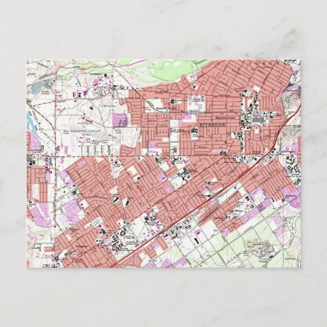 Postale Carte vintage de Riverside California (1967) (Devant)