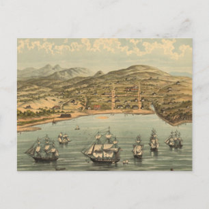Postale Carte vintage de San Francisco (1884)