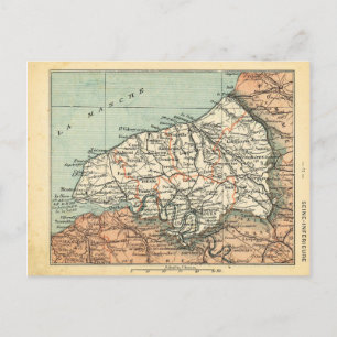 Postale Carte vintage de Seine, France