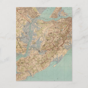 Postale Carte vintage de Staten Island (1891)