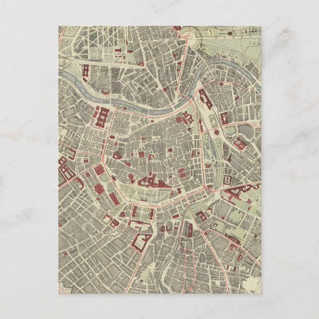 Postale Carte vintage de Vienne Autriche (1883) (Devant)
