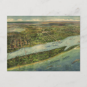 Postale Carte vintage de West Palm Beach (1915)