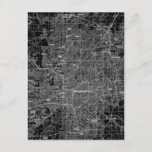 Postale Carte vintage d'Indianapolis