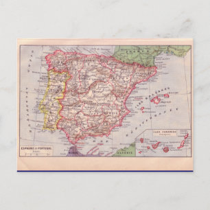 Postale Carte vintage, Espagne, vers 1920