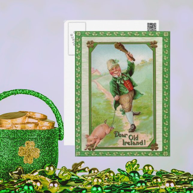 Postale Carte vintage Old Dear Ireland (Vintage Old Dear Ireland Card)