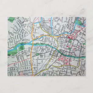 Postale Carte Vintage père Noël Fe, NM