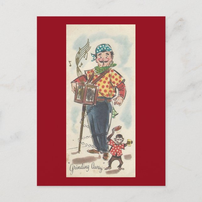 Postale Carte vintage pour toutes occasions (Devant)
