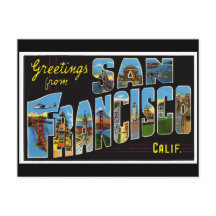 Carte Vintage San Francisco