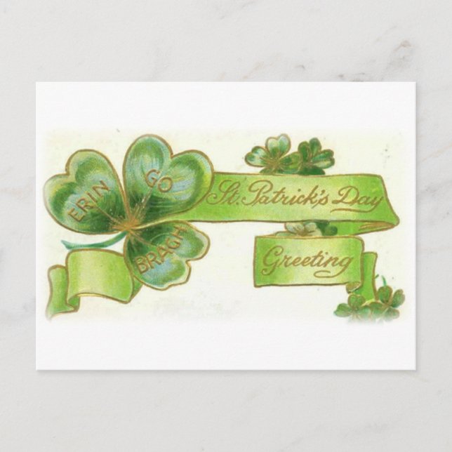 Postale Carte vintage St. Patricks (Devant)