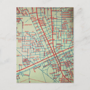 Postale Carte Vintage Valdosta, GA