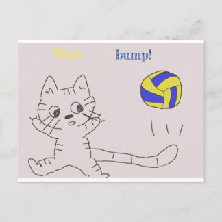 Postale carte vollayball