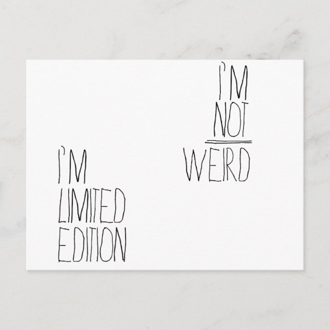 Postale Carte vous montrant spécial (Devant)