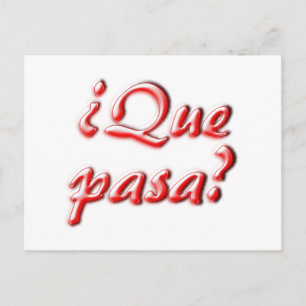 Postale Carte What's Up