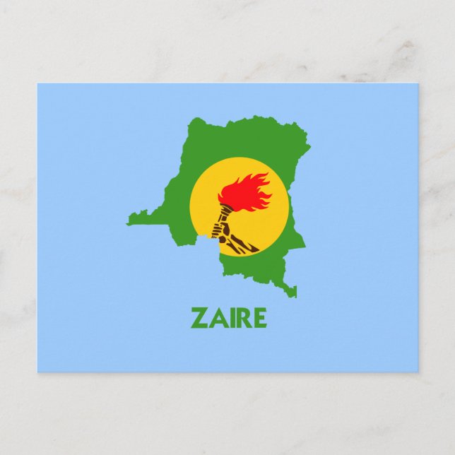 POSTALE CARTE ZAIRE (Devant)