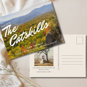 Postale CatSkills Wedding Enregistrer la date Carte postal
