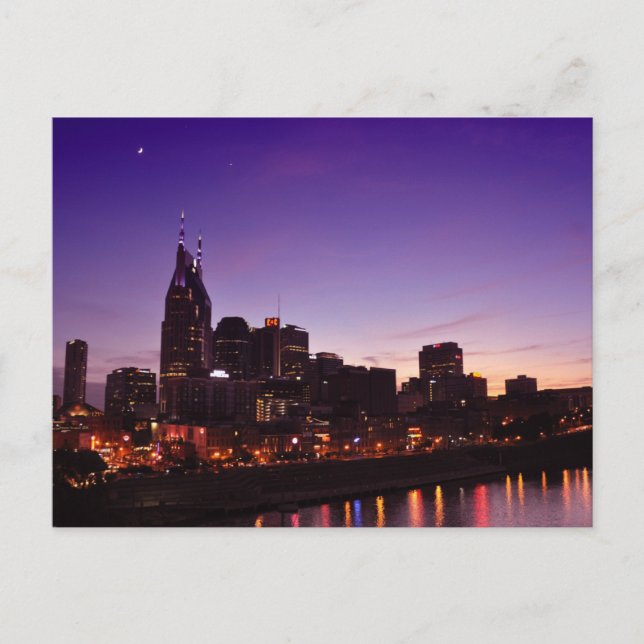 Postale Centre-ville de Nashville, Tennessee - Carte posta (Devant)