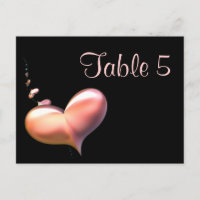 Chaînes cardiaques de la carte de numéro de tablea