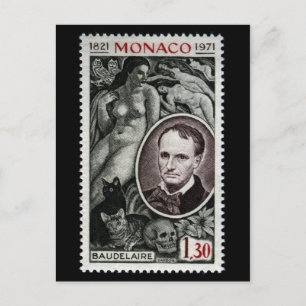 Postale Charles Pierre Baudelaire (1821-1867) Carte postal