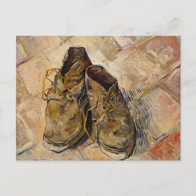 Postale Chaussures par Vincent Van Gogh, 1886 Carte postal (Devant)