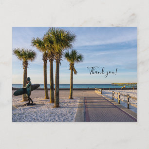 Postale Chemin Revêtu pour Pensacola Beach Carte de Remerc