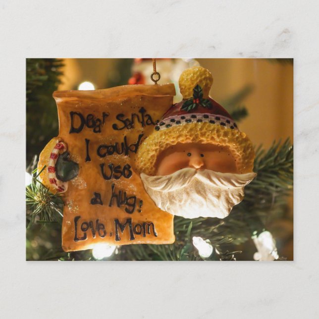 Postale Cher Père Noël, Je Pourrais Utiliser Une Carte Pos (Devant)