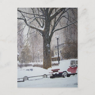 Postale Chicago Street sur une journée d'hiver - carte pos