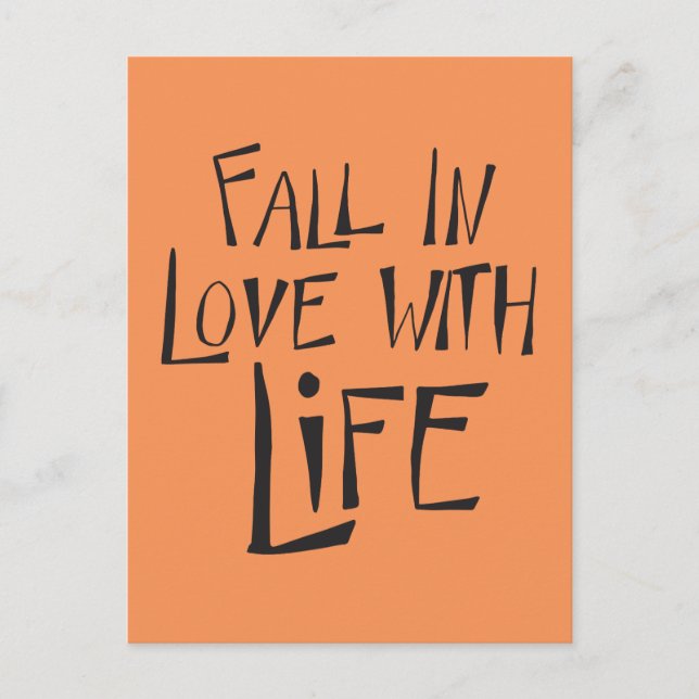 Postale Citation Love, Attitude Motivationnelle Carte post (Devant)