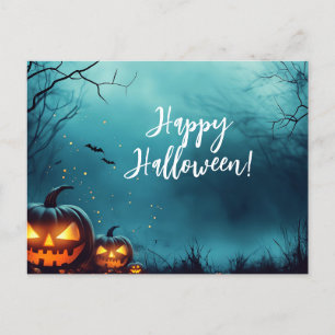 Postale Citrouilles déplaisants par carte de voeux Hallowe