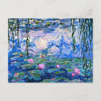 Claude Monet - Water Lilies, 1919, Carte