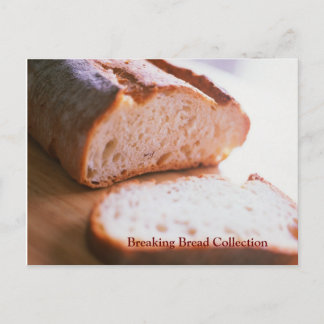 Postale Collecte de la carte de recette de pain de rupture