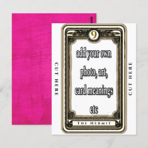 Postale Concevoir La Carte Hermit Tarot