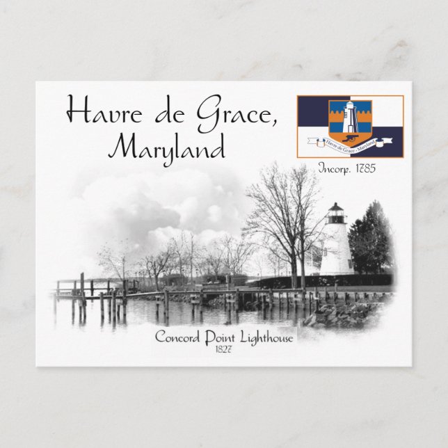 POSTALE CONCORD POINT LIGHTHOUSE - MARYLAND - CARTE POSTAL (Devant)