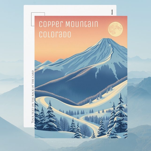 Postale Copper Mountain Colorado Vacances ski Carte postal (Créateur téléchargé)