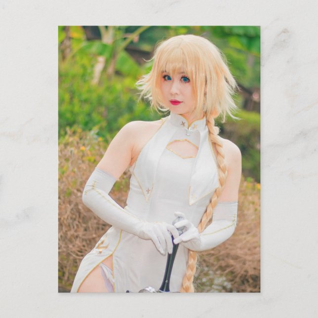 Postale Cosplay Anime Plutôt Asiatique Beauté Photo Carte  (Devant)