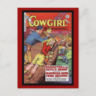 Postale Couvertures de bandes dessinées vintage sur carte 