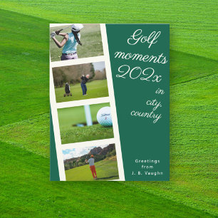Postale Créer votre propre photo de vacances au golf Carte