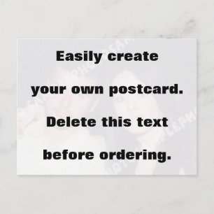 Postale Créez facilement votre carte postale. Retirez le g