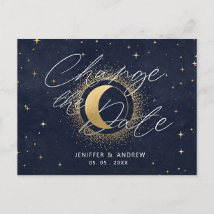 Postale Crescent Céleste Lune Modifier La Date Carte Posta