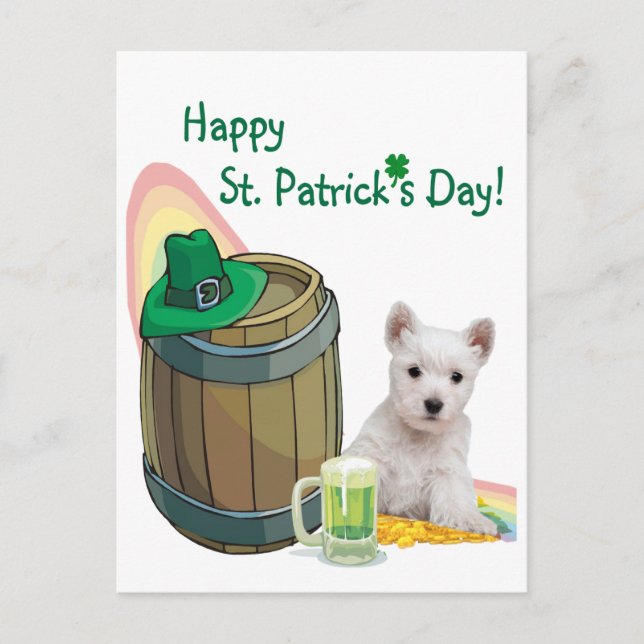 Postale Customise-Le ! Carte de la Saint-Patrick pour les  (Devant)