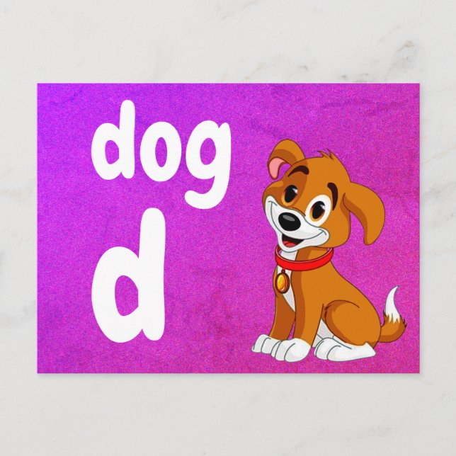 Postale d - carte flash pour chien (Devant)